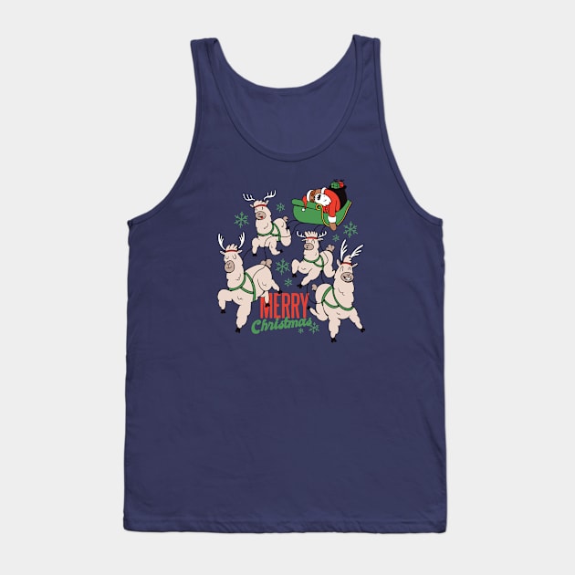 Sloth Santa Tank Top by Safdesignx